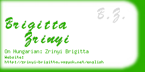 brigitta zrinyi business card